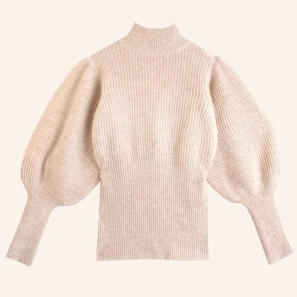 Meadows Neroli Knit Sweater in Cream NWT